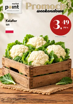 Kalafior promocja w Market Point