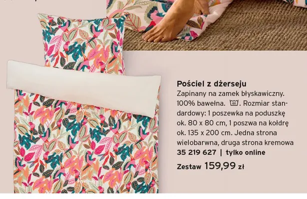 Pościel z dżerseju Tchibo promocja w Tchibo