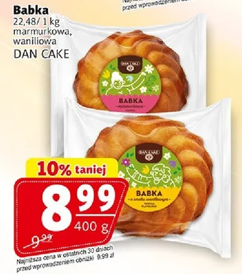 Babka marmurkowa, waniliowa promocja w Prim Market