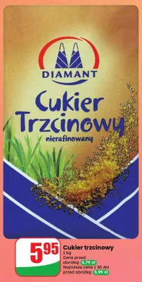 Cukier trzcinowy Diamant promocja w Dino