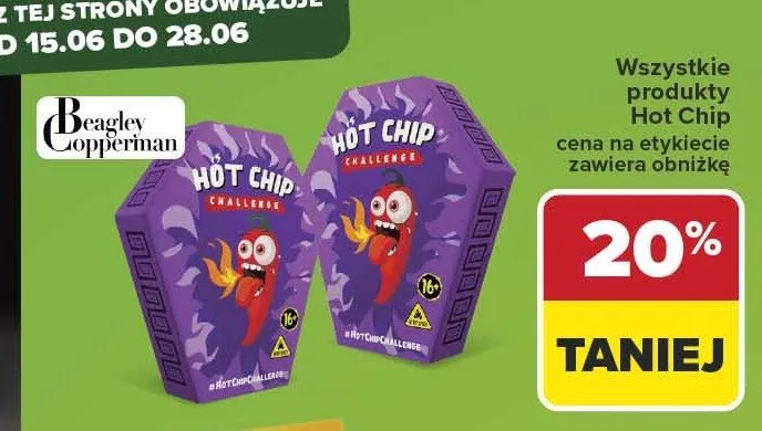 Przekąski Hot Chip promocja w Carrefour