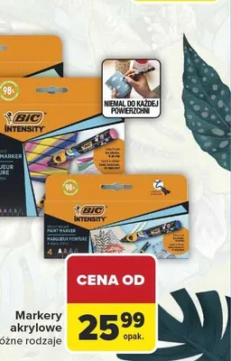 Markery akrylowe BIC Intensity promocja w Carrefour