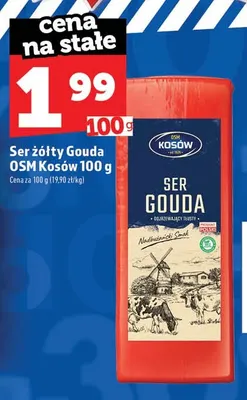 Ser żółty gouda OSM Kosów promocja w TOPAZ