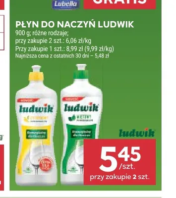 Płyn do naczyń cytrynowy Ludwik promocja w Stokrotka