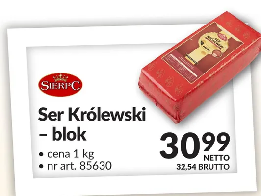 Ser Królewski - blok Sierpc promocja w Makro