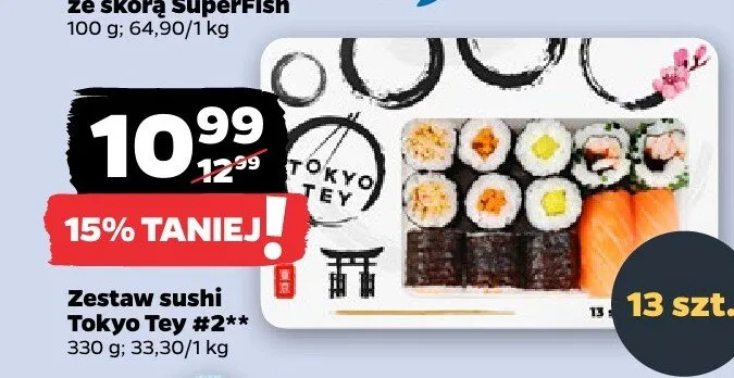 Zestaw sushi Tokyo Tey #2 promocja w Netto