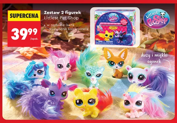 Zestaw 2 figurek Littlest Pet Shop 2-pak promocja w Biedronka