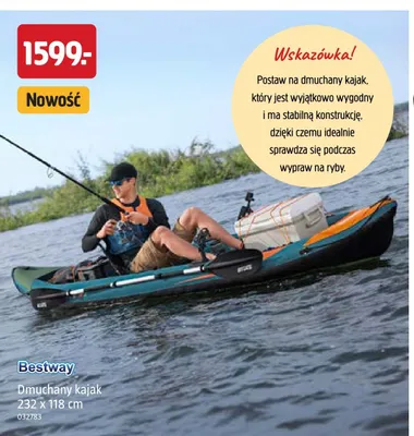 Dmuchany kajak Bestway promocja w Jula