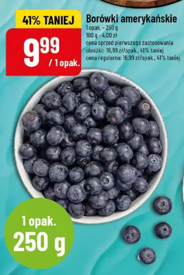Borówki amerykańskie promocja w POLOmarket