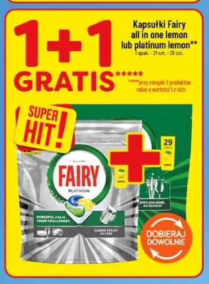 Kapsułki Fairy All in One Lemon promocja w POLOmarket