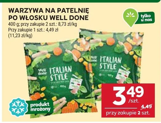 Warzywa na patelnię po włosku promocja w Stokrotka