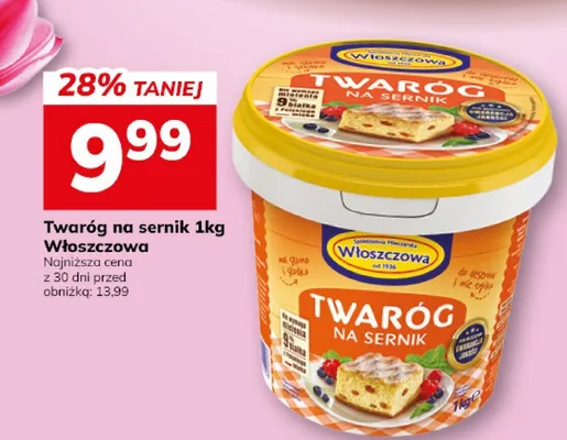 Twaróg na sernik promocja w Hitpol