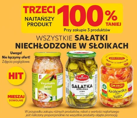 Sałatka Vegetable salad promocja w Kaufland