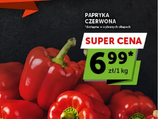 Papryka czerwona promocja w Euro Sklep