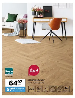 Panele podłogowe Dąb Sundance Krono Original promocja w Komfort