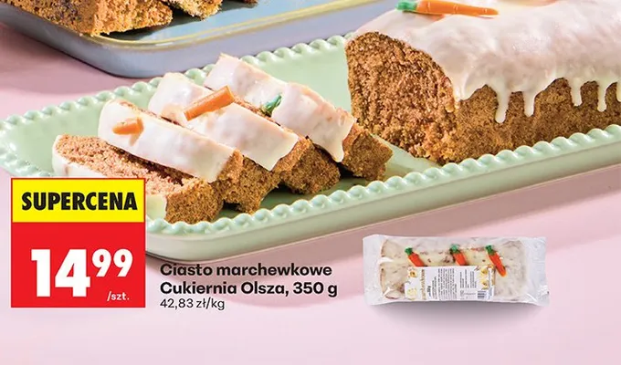 Ciasto marchewkowe promocja w Biedronka