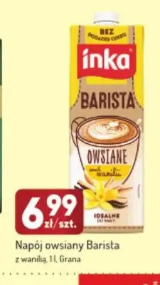 Napój owsiany Barista z wanilią Inka promocja w Avita