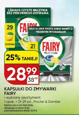 Kapsułki do zmywarki promocja w Chata Polska