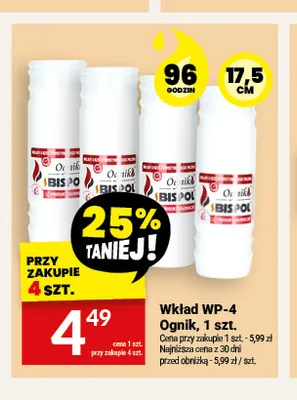 Wkład WP-4 Ognik promocja w Twój Market