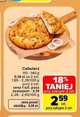Cebularz promocja w Carrefour Market