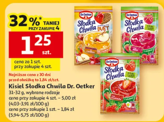 Kisiel Słodka Chwila Dr. Oetker promocja w Auchan