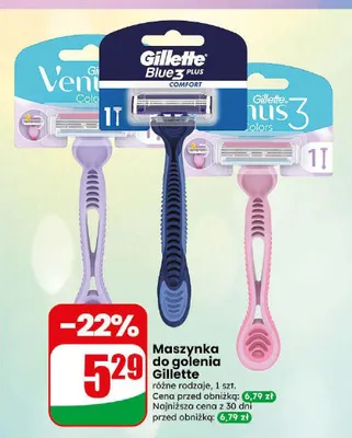 Maszynka do golenia Gillette promocja w Dino