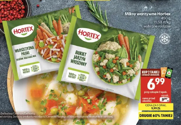 Bukiet jarzyn wiosenny Hortex promocja w Delikatesy Centrum