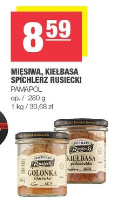 Miesiwa, kiełbasa spichlerz rusiecki promocja w SPAR