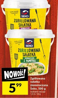 Zgrillowana sałatka ziemniaczana z papryka promocja w Twój Market