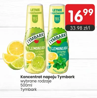 Koncentrat napoju lemoniada cytryna mięta Tymbark promocja w Market Point