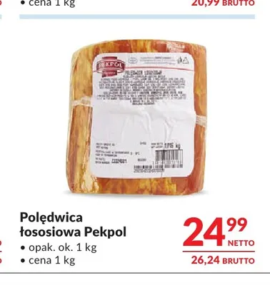 Polędwica łososiowa Pekpol promocja w Makro