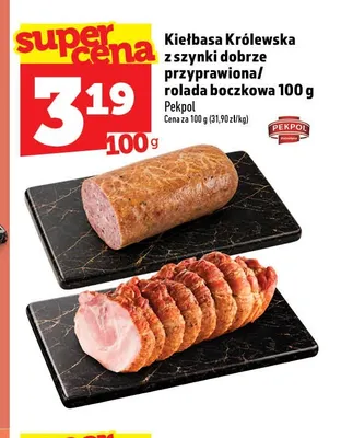 Rolada boczkowa Pekpol promocja w TOPAZ