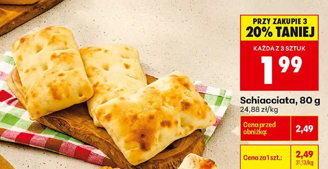Schiacciata promocja w Biedronka