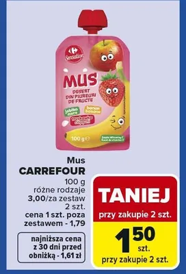 Mus CARREFOUR promocja w Carrefour Express
