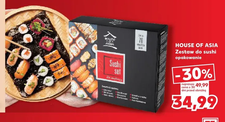 Zestaw do sushi House of Asia promocja w Kaufland