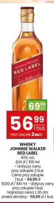 Whisky Johnnie Walker Red Label promocja w Twój Market