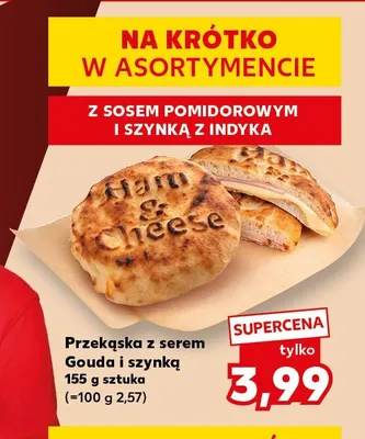 Przekąska z serem Gouda i szynką promocja w Kaufland