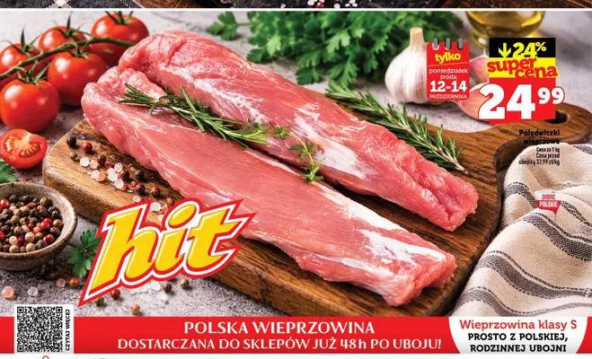 Polędwiczki wieprzowe promocja w TOPAZ