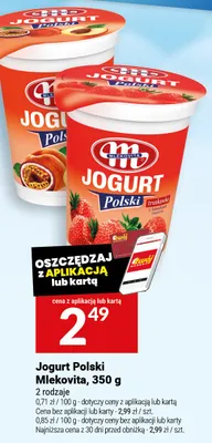 Jogurt Polski truskawka promocja w Twój Market