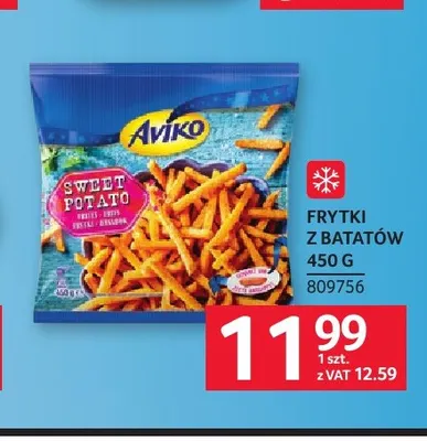 Frytki z batatów Aviko promocja w Selgros