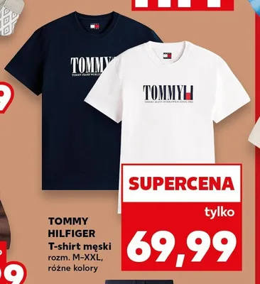 T-shirt męski TOMMY HILFIGER rozm. M-XXL promocja w Kaufland