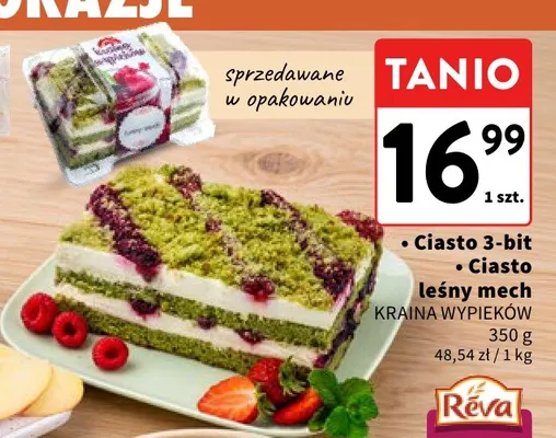 Ciasto 3-bit Kraina Wypieków promocja w Intermarche