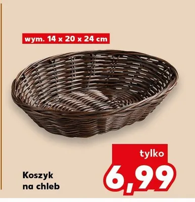 Koszyk na chleb promocja w Kaufland