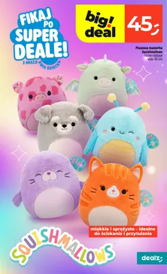 Pluszowa maskotka Squishmallows wys. 30cm promocja w Dealz