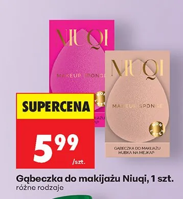 Gąbeczka do makijażu różne rodzaje promocja w Biedronka