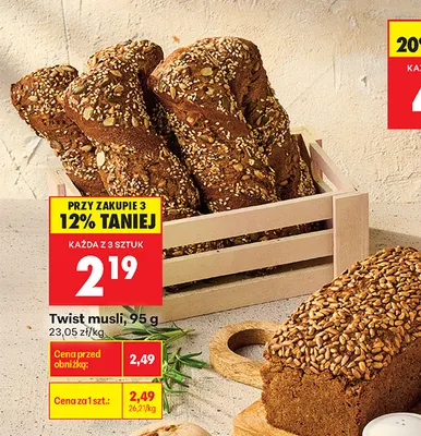 Twist musli promocja w Biedronka