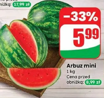 Arbuz mini promocja w Dino