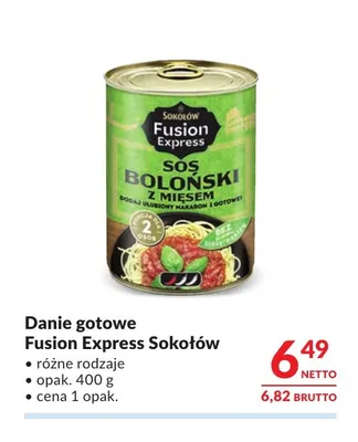 Danie gotowe Fusion Express Sokołów promocja w Makro
