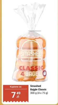 Bajgle Classic 300 g (4 x 75 g) promocja w Biedronka