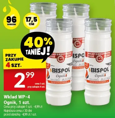 Wkład WP-4 Ognik promocja w Twój Market